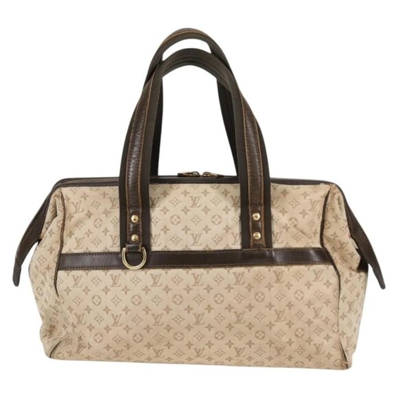 LOUIS VUITTON Monogram Mini Josephine GM Hand Bag Khaki - Picture 1 of 15
